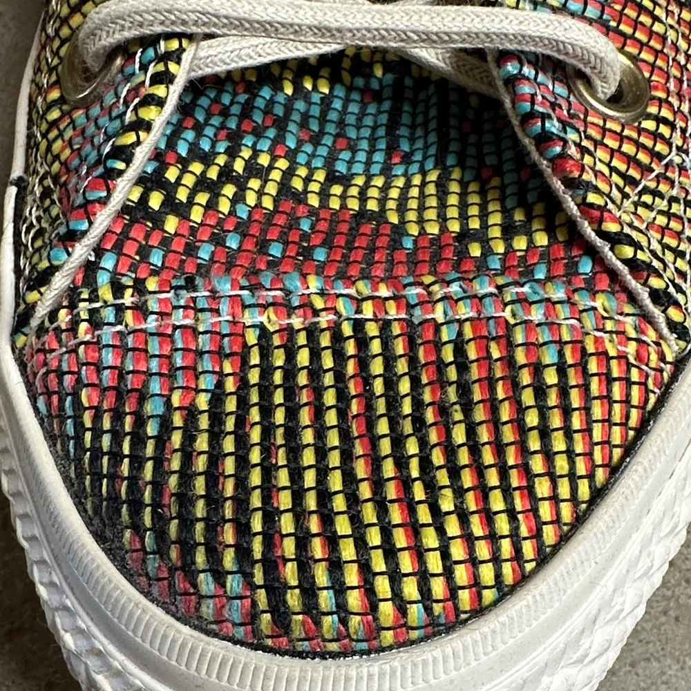 Rare Converse Chuck Taylor All Star Hi Multipanel W Size 10 Embroidered 🆕 - Picture 3 of 13